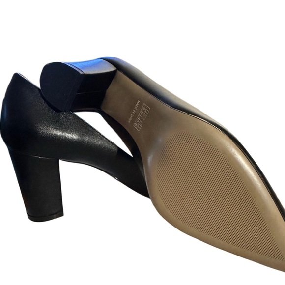 NWOT Women's Slip On Matte Pointed Toe Block High Heel Pumps Shoes 3.5 Inch - Picture 7 of 10